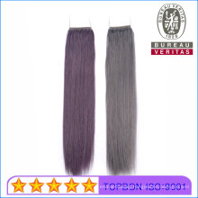 Best Quality 10A Grade Ash Color Style Brazilian Hair 100% Virgin Remy Cuticle Aligned Human Hair Knot Thread Hair Extension